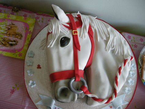 I want one! Unicorn Head Cake, Horse Themed Party, Horse Birthday Cake, Cowboy Theme Party, 10 Birthday Cake, Pony Cake, Horse Cake, Horse Party, Horse Birthday