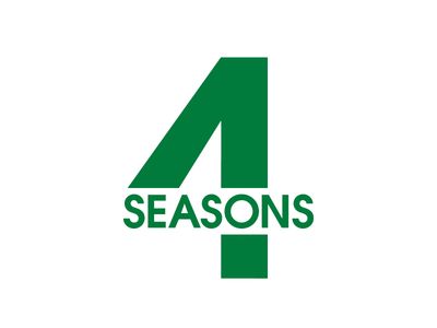 4 Seasons logo designed for a world travel company. Logo designed in-house by Primo Print. Four Logo Design Number, Four Seasons Logo Design, Seasons Logo Design, 4 Logo Design Number, 4 Number Design, Number 4 Logo Design, Logo With Numbers, Number 4 Logo, 4 Logo Design