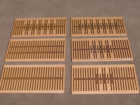 rigid heddles for band weaving by rjrahardjo - Thingiverse Diy Heddle Loom, Inkle Weaving Patterns, Weaving Patterns Loom, Loom Board, Tablet Weaving Patterns, Band Weaving, Finger Weaving, Weaving Loom Diy, Kumihimo Patterns