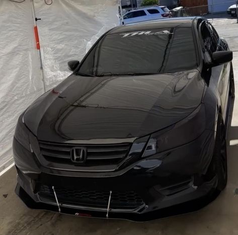 2016 Honda Accord Modified, 2015 Honda Civic Modified, Modded Honda Accord, Blacked Out Honda Accord, Chevy Cruze Custom, Black Honda Accord, Honda Accord Black, Dark Cars, Black Honda Civic