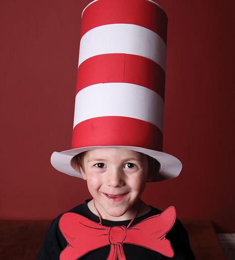 Cat in the hat costume Kids Book Character Costumes, Cat In The Hat Costume, Dr Seuss Costumes, Book Characters Dress Up, Dr Seuss Hat, Mike Myers, Character Dress Up, Dr. Seuss, Dr Seuss Week