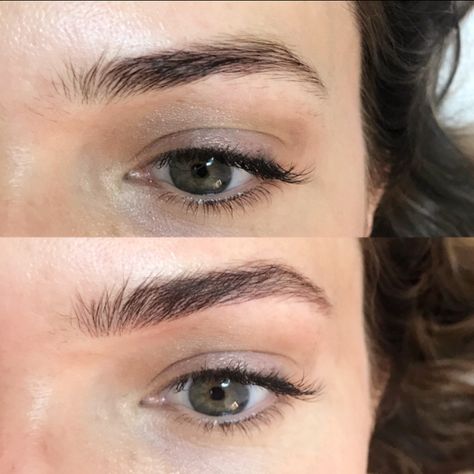 Brow Inspiration, Eye Cream Application, Eye Makeup Brown, Best Eyebrow Makeup, Cosmetic Tattooing, Feather Brows, Tweezing Eyebrows, Eyelashes And Eyebrows, Brows Makeup