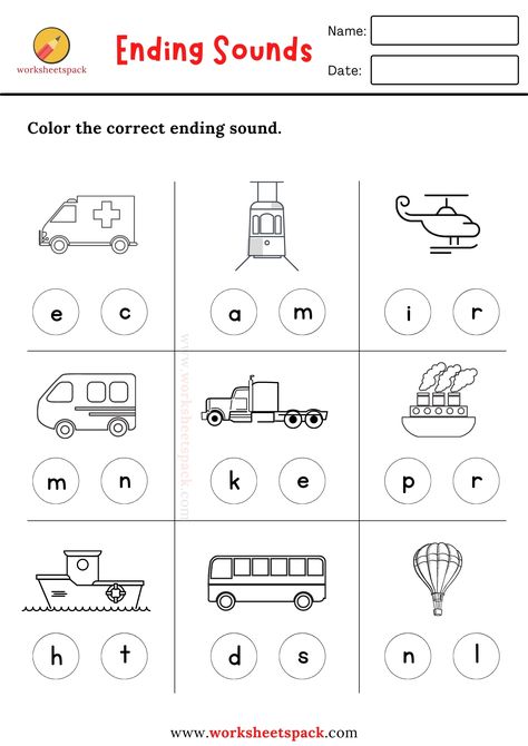 Ending sounds worksheets - worksheetspack Ending Sounds Worksheets, Ending Sounds, Decimals Worksheets, Worksheets For Kindergarten, English Lessons For Kids, Kindergarten Worksheets, English Lessons, Literacy, Free Printable