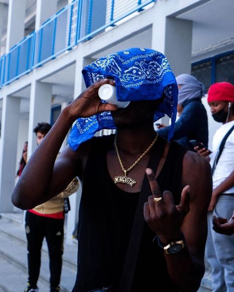 Blue Bandana Aesthetic, Bandana Aesthetic, Blue Bandana, Festival Captain Hat, Captain Hat, Rap, Portugal, Festival, Hats