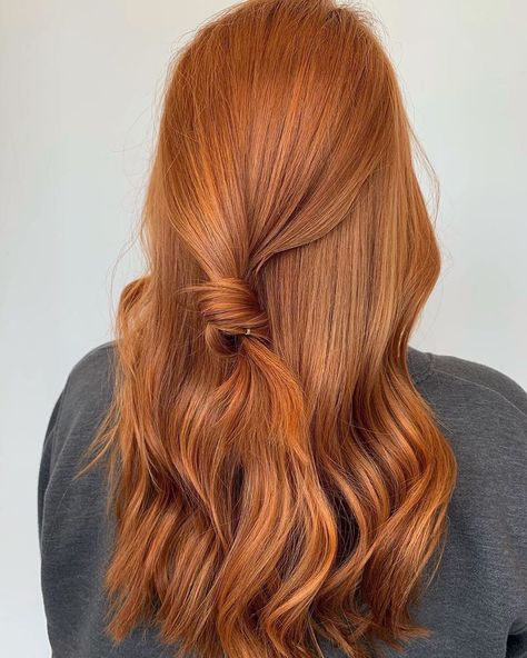 Strawberry blonde hair color