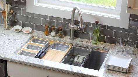 Ledge Kitchen Sinks, Workstation Sink, Undermount Stainless Steel Sink, Sink Design, Breakfast Bars, Undermount Kitchen Sinks, Sink Accessories, Undermount Sink, Best Kitchen