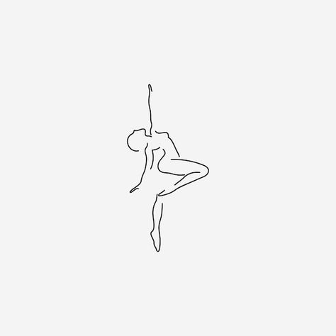 Vector ballerina illustration line art l... | Premium Vector #Freepik #vector #body-outline #girl-sketch #woman-figure #body-line Ballerina Line Art, Dancer Illustration, Ballerina Sketch, Ballerina Illustration, Sketch Woman, Illustration Line Art, Line Art Logo, Body Outline, Ballet Posters