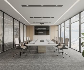 Meeting Room Free 3D Models Download | 1miba Office Meeting Room Interior, Meeting Room Design Office, Conference Room Design, Meeting Room Design, Office Interior Design Modern, Office Meeting Room, Hospital Interior, Interior Windows, Function Room