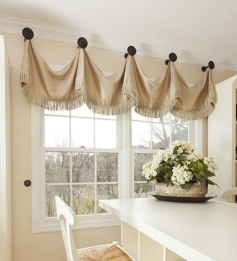 Kitchen curtains Kitchen Window Treatments Diy, Window Treatments Diy, Kitchen Window Coverings, Diy Valance, Kitchen Window Blinds, Unique Window Treatments, Kitchen Window Valances, Custom Drapery Panels, Window Treatments Ideas