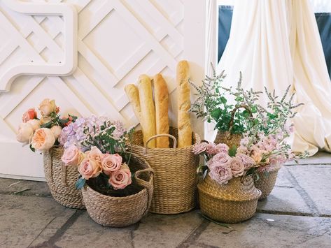 French Market Shower Theme, French Country Bridal Shower Theme, French Bakery Themed Party, French Market Themed Party, French Farmers Market Aesthetic, French Shower Theme, French Market Bridal Shower Theme, Bridal Shower French Theme, French Bakery Party