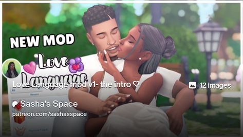 Love Language mod v1- the intro ♡ | Sasha's Space Sims 4 Mods Love, Sims 4 Traits, Happy Emotions, Five Love Languages, New Mods, High School Years, Slow Dance, Love Language, Words Of Affirmation