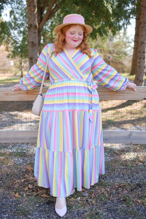 7 Plus Size Easter Outfit Ideas - With Wonder and Whimsy Plus Size Easter Outfit, Pastel Dress Outfit, Plus Size Easter Dress, Easter Outfit Ideas, With Wonder And Whimsy, Wonder And Whimsy, Girls Attire, Feminine Wardrobe, Easter Fashion