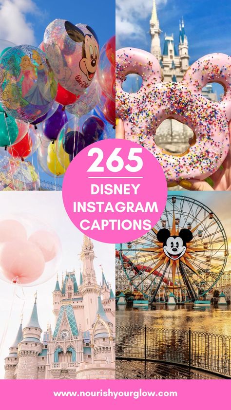 Magic Kingdom Captions Instagram, Disneyland Quotes For Instagram, Disney Insta Captions, Instagram Captions Emojis, Disneyland Captions For Instagram, Famous Disney Movie Quotes, Disneyland Captions, Disney Captions Instagram, Disney Instagram Captions