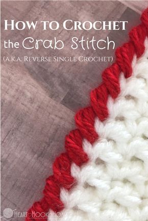 How to create a beautiful (and easy!) border in crochet. Crotchet Blankets, Easiest Crochet, Border Stitch, Reverse Single Crochet, Crochet Border, Crochet Unique, Confection Au Crochet, Crochet Edging Patterns, The Crab