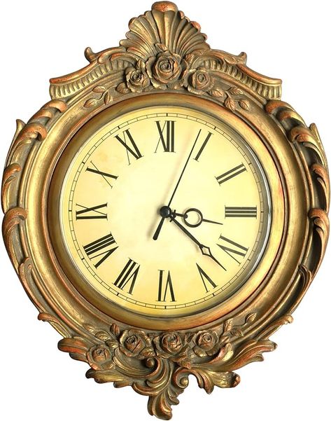 Amazon.com: AELS Vintage Wall Clock, European Style Decorative Retro Wall Clock, Battery Operated for Living Room Bedroom Office Décor,Golden : Home & Kitchen Gold Wall Clock, Colorful Wall Clocks, Diy Wall Clock, Wall Clock Wooden, Retro Wall Clock, Oversized Wall Clock, Resin Frame, Hanging Clock, Retro Clock