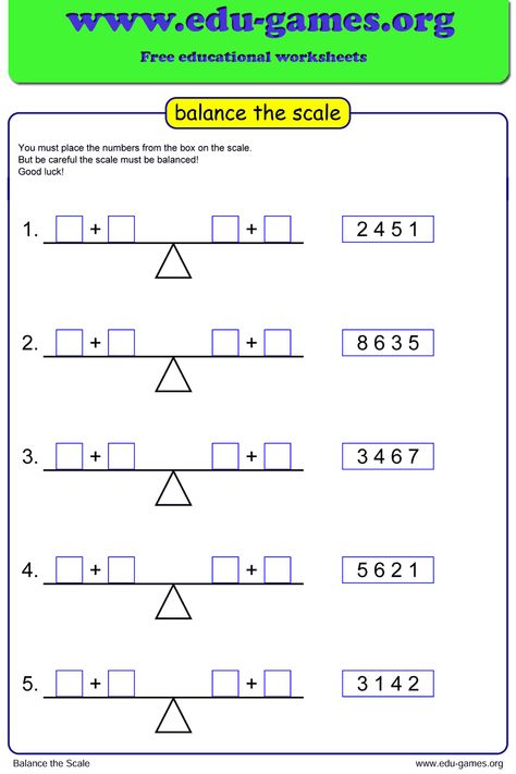 Balanced Equations First Grade, Balancing Equations First Grade, Mathematics Activities, First Grade Math Worksheets, Algebra Activities, Teaching Secondary, Mathematics Worksheets, 2nd Grade Math Worksheets, Math Workbook