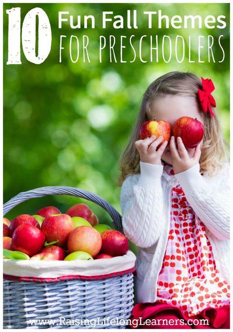 Homeschooling preschool | 10 Fun, fall themes for preschoolers Fall Homeschool, Harvest Theme, Fall Worksheets, Worksheets For Preschoolers, Fall Themes, Preschool Play, Fall Classroom, Kid Life, Toddler Homeschool