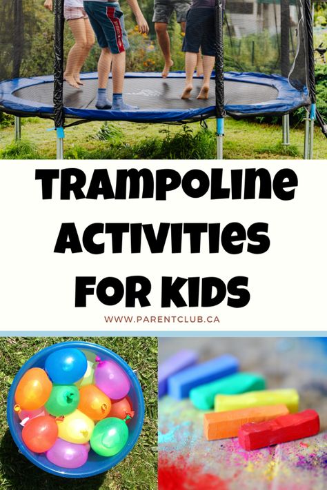 Trampoline Activities, Trampoline Games, Blowing Up Balloons, Fun Activities To Do, Boredom Busters, Water Balloons, Trampolines, Water Play, Kid Activities