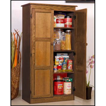 FREE SHIPPING! Shop Wayfair for Concepts in Wood 30 Multi-Use Storage Cabinet - Great Deals on all Furniture products with the best selection to choose from! Free Standing Pantry, Freestanding Kitchen Furniture, Standing Pantry, Kitchen Standing Cabinet, Wooden Kitchen Storage, Free Standing Kitchen Cabinets, Pantry Storage Cabinets, Free Standing Kitchen, Home Depot Kitchen