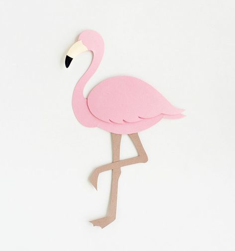 Paper craft design of flamingo bird | premium image by rawpixel.com Flamingo Background, Paper Craft Design, Bird Paper Craft, Flamingo Craft, Flamingo Bag, Flamingo Birthday Party, Hand Work Design, Flamingo Theme, Safari Decorations