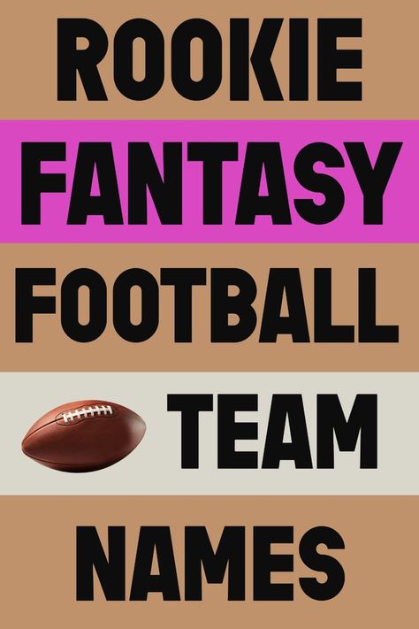 Rookie Fantasy Football Team Names: Funny, Good, Creative and Clever Fantasy Football Team Names, Team Names Funny, Brock Bowers, Fantasy Football Funny, Fantasy Football Names, Nfl Fantasy Football, Caleb Williams, Football Team Names, Nfl Fantasy