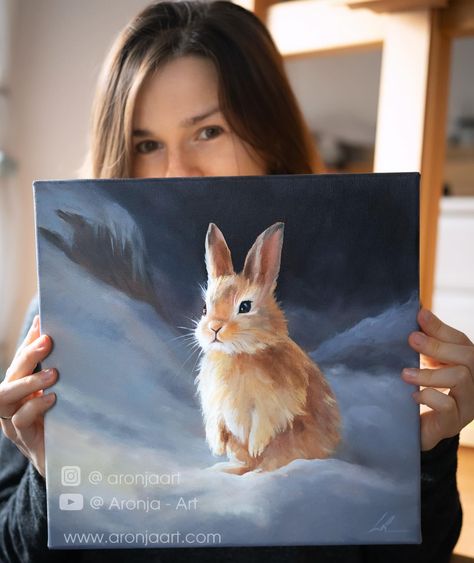 Happy Easter everyone!! #art #easter #happyeaster #cute #rabbit #artist #painting Painted Rabbits, Acrylic Painting Diy, Artwork Acrylic, Happy Easter Everyone, Summer Painting, Little Drawings, Rabbit Art, Paint Paint, Cute Rabbit