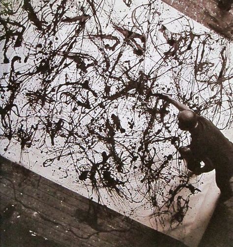 Action Jackson Pollock The Springs, Long Island, New York 1950 Photo: Rudy Burckhardt Jackson Pollock Art, Pollock Art, Pollock Paintings, Lee Krasner, Peggy Guggenheim, Robert Rauschenberg, Picasso Paintings, Long Island New York, Action Painting