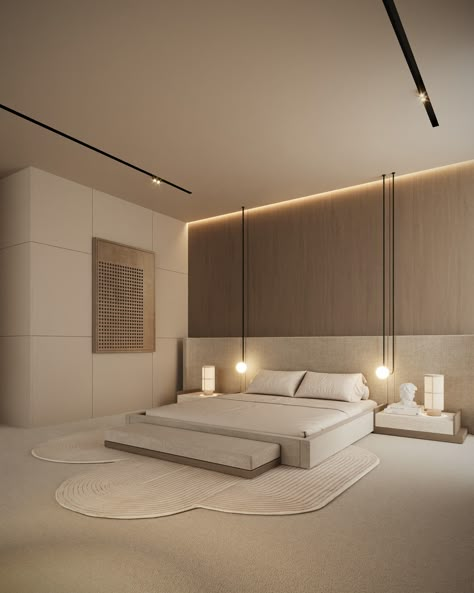 BEDROOM MASTER :: Behance Bedroom Minimal, Minimal Bedroom, False Ceiling Design, Bedroom Refresh, Minimalist Interior, Autodesk 3ds Max, Minimalist Bedroom, My New Room, Decoration Design