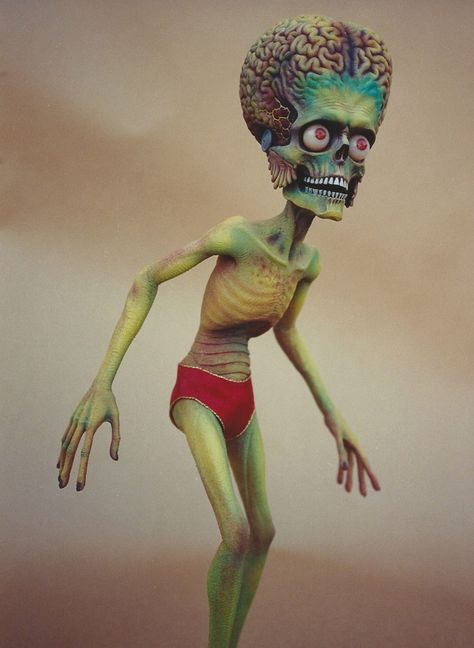 Mars Attacks | Darren E. Marshall Mars Attack, Edge Of Tomorrow, Mars Attacks, Tim Burton Art, Tim Burton Films, Sci Fi Models, Warner Brothers, Vinyl Toys, About Time Movie