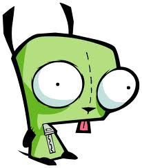 Gir from Invader Zim. My daughter loves it. Suit Transparent, Gir From Invader Zim, Invader Zim Gir, Zim Gir, Invader Zim Characters, Dog Filter, Dog Suit, Graffiti Doodles, 90s Cartoons