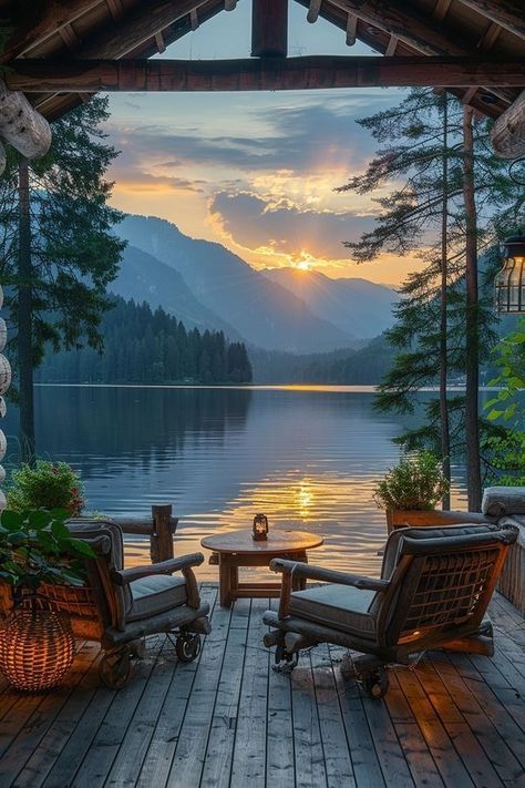 Dream Life House, Lake Cabins, Peaceful Places, Cabins And Cottages, Cabin Life, Mountain Cabin, Mountain House, Small Wall, Cabin Homes