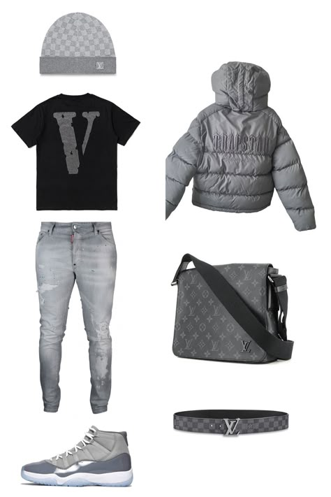 outfit idea Tuff Fits Men, Drill Outfit, Drip Outfits Men, Flow Drip, Men Streetwear Outfits, Guys Fashion Swag, Tuff Fits, Jordans Sneakers Outfit, Uk Drip