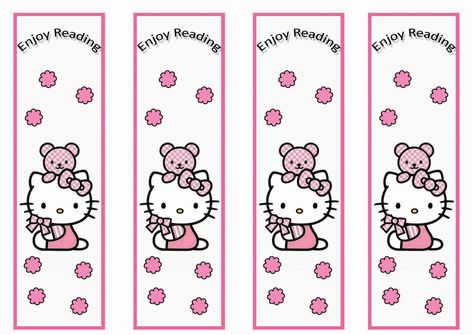 Hello Kitty Bookmarks Y2k Bookmark Printable, Hello Kitty Bookmarks Free Printable, Hello Kitty Free Printables, Cute Bookmarks Printable, Bookmark To Print, Hello Kitty Bookmark, Kitty Bookmarks, Printable Hello Kitty, Hello Printable