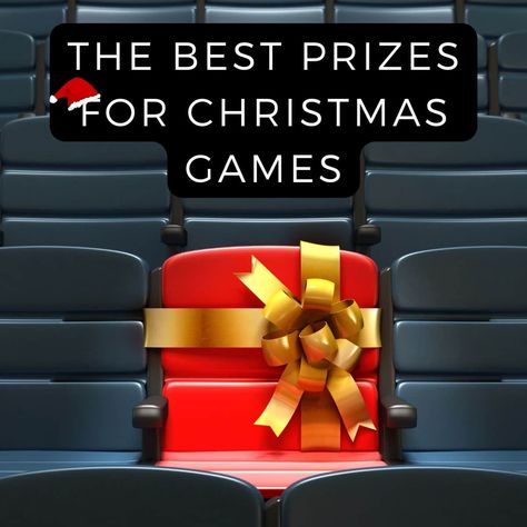 Christmas Prizes, Best Christmas Games, Candy Sleigh, Prize Ideas, Chocolate Santa, Game Diy, Bow Party, Christmas Games For Kids, Popcorn Gift