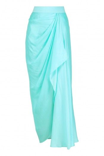 Rimi Nayak Blue Cowl Drape Skirt Cowl Skirt Pattern, Draped Skirt Pattern, Cowl Skirt, Drape Skirt Pattern, Lehenga Saree Design, Latest Dress Design, Designer Kurti Patterns, Womens Trendy Dresses, Lehenga Style