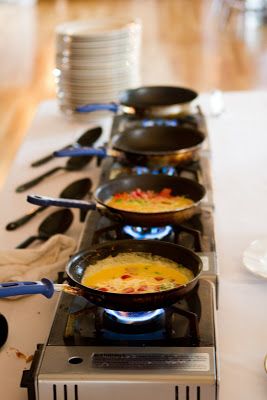 Wedding Brunch Reception - Omelette Station - Photo Courtesy of Brian Samuels Photography Brunch Reception Ideas, Omelette Station, Brunch Wedding Ideas, Brunch Wedding Reception, Brunch Reception, Wedding Brunch Reception, Sunrise Wedding, Station Photo, Wedding Brunch