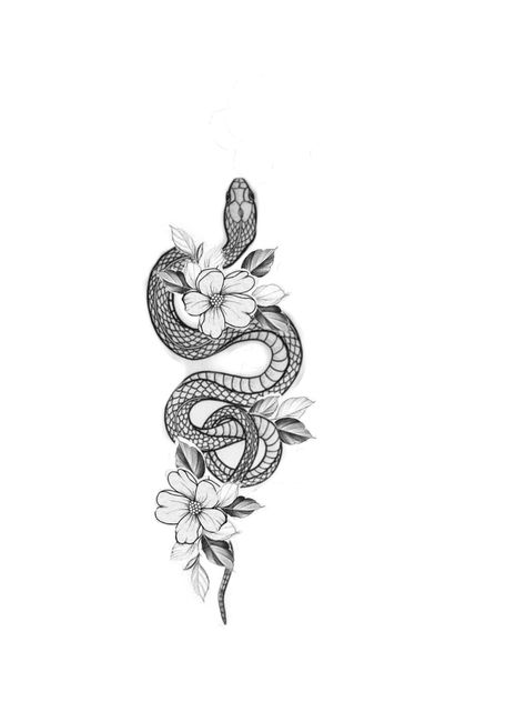 Tattoos For An Aquarius, Minimal Knee Tattoos Women, Snake And Daisy Tattoo, Snake Tattoo Femine, Divine Feminine Snake Tattoo, Minimalist Red Tattoo Aesthetic, Desenho Cobra Tattoo, Baddie Tattoo Ideas Female Thigh, Red Snake Tattoo Back