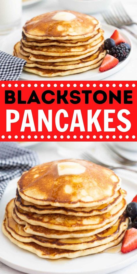 Black Stone Pancakes, Blackstone Pancake Recipe, Pancakes On The Blackstone, Bacon On Blackstone Griddle, Pancakes On Blackstone Griddle, Blackstone Grill Breakfast, Eggs On Blackstone Griddle, Pancakes Blackstone, Black Stone Breakfast Recipes