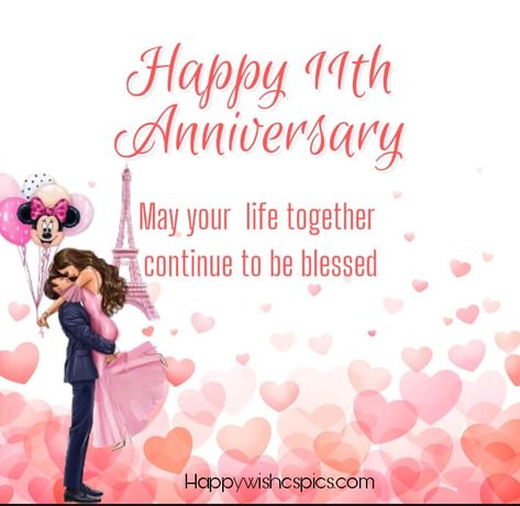 Happy 11th Marriage Anniversary Best Wishes | Wishes Pics Happy 11th Anniversary Wishes, 11 Anniversary Quotes, 11 Year Anniversary Quotes, Marriage Anniversary Message, 25th Marriage Anniversary, Wedding Wishes For Friend, Happy 11th Anniversary, Anniversary Wishes Quotes, Anniversary Wishes For Friends