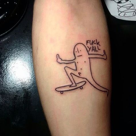 Tatuaje Trash Polka, Poke Tattoo, Funny Tattoos, Dream Tattoos, Small Tattoo, Minimal Tattoo, Skin Art, Piercing Tattoo, Get A Tattoo