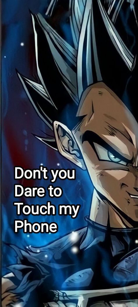 Evil Vegeta, Dragon Ball Z Wallpaper, Goku 2, Evil Goku, Dont Touch My Phone, Don't Touch My Phone, Super Goku, Ball Wallpaper, Look Wallpaper