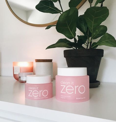 Clean It Zero Cleansing Balm, Zero Cleansing Balm, Banila Co Clean It Zero, Makeup Shopping List, Banila Co, Top Skin Care Products, Professional Skin Care Products, Glowy Skin, Cleansing Balm