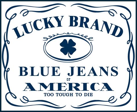 LUCKY BRAND BLUE JEANS OF AMERICA SIGNATURE LOGO #LuckyBrandBlueJeansofAmerica #LuckyBrand #TooTouchToDie Lucky Brand Outfits, Lucky Jeans, Only Jeans, Jeans Logo, Company Branding, Brand Clothing, Best Jeans, Lucky Brand Jeans, Designer Jeans