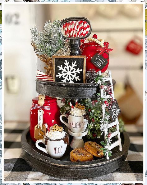 Winter Home Decor Kitchen - Find thousands of brands and awesome products, all designed for the modern shopper like YOU. Check It Out Now! Christmas Baking Tiered Tray, Two Tier Christmas Decor, 3 Tier Christmas Tray, Christmas Decor Ideas Tray, Hot Chocolate Tiered Tray Decor, Tiered Christmas Tray Decor, Christmas 2 Tier Tray Decor, Christmas 3 Tier Tray Decor, 2 Tier Christmas Tray Decor