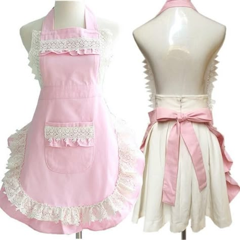 Sissy Home Goods – Sissy Panty Shop Lace Apron, Pink Apron, Cute Apron, House Chores, Cosplay Kawaii, Cute Aprons, Creation Couture, All Things Girly, Amazon Kitchen