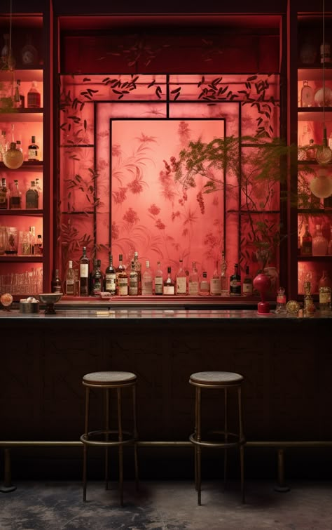 Chinese Screen Design, Hibachi Restaurant Interior, Vietnamese Restaurant Interior, Family Restaurant Interior Design, Asian Restaurant Interior Design, Asian Bar, Chinese Bar, Japanese Restaurant Design, Japanese Bar