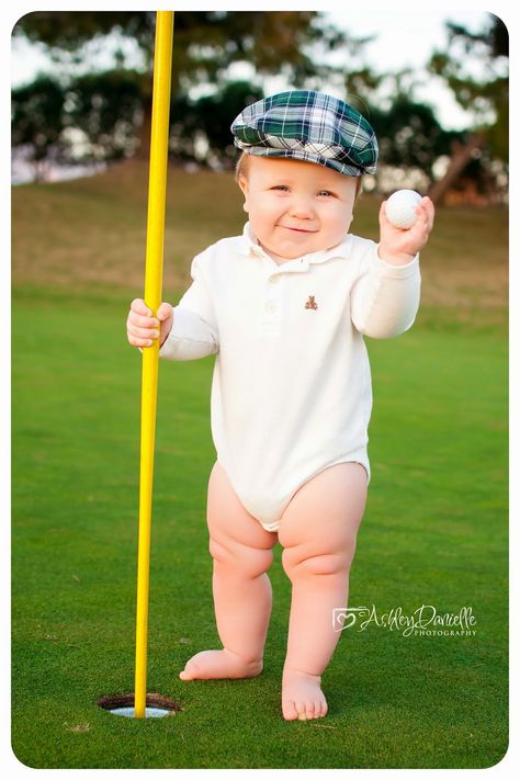 First Birthday Golf Theme Photos, Golf Themed Photoshoot, Golf Themed Smash Cake Photoshoot, Golf Theme 1st Birthday Pictures, One Year Old Golf Photoshoot, Golf First Birthday Pictures, Golf 1st Birthday Photoshoot, First Birthday Golf Photo Shoot, Golf Theme One Year Old Party