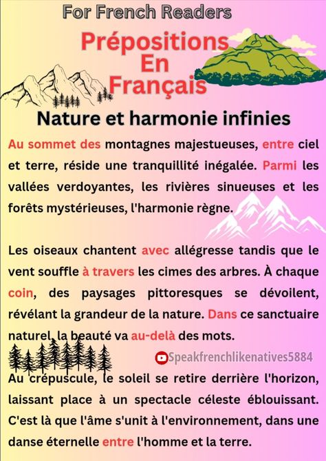 French Reading, Learning Grammar, Basic French, Basic French Words, English Language Learning Grammar, English Language Learning, French Words, French Language, Language Learning