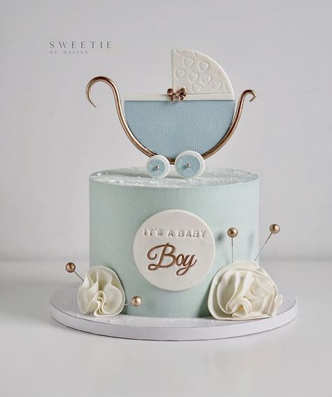 Boy Communion Cake, Baby Dedication Party, Dedication Cake, Bear Baby Shower Cake, Birthday Cake Roses, Baby Reveal Cakes, Baby Shower Cake Designs, Pregnant Cake, Cake Designs For Kids