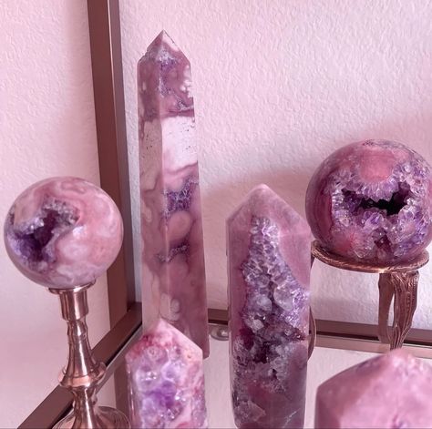 Be Rich, Cool Rocks, My Energy, Pink Amethyst, Crystal Gems, Aliens, Incense, Henna, Focus On